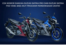 Bukan Semua Unit, Ini Daftar Nomor Rangka Suzuki Satria yang Masuk Program Pemeriksaan Gratis!
