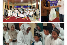 Penuh Haru, Kadin Kota Cirebon Bagikan Santunan untuk Yatim dan Dhuafa