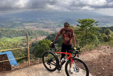 Gowes ke Gunung Mayana, Tempat yang Lagi Viral, Bisa Melihat Kota Kuningan dari Ketinggian