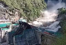 Detik-detik Banjir Bandang Nepal-Tibet Menerjang, CCTV Rekam Air Bah Mirip Tsunami