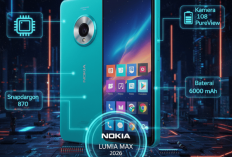 Tak Sekadar Nostalgia, Nokia Lumia Max 2026 Usung Snapdragon 870, Layar 120 Hz, Kamera 108 MP & Baterai Jumbo