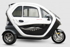 Cuma Selisih Sedikit, Motor Listrik Roda Tiga Berkabin Ini Bisa Dicicil Rp1 Jutaan