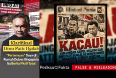 Kedutaan Besar Singapura Tegaskan Informasi Pertemuan Dino Patti Djalal dan Saiful Mujani adalah Hoaks