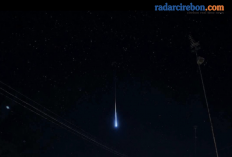 Meteor Melintas di Langit Cirebon, Belum Ada Laporan Serpihan