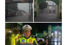 Viral! Jalan Depan Buntet Pesantren Sempat Terendam Banjir, Malam Ini Sudah Normal 