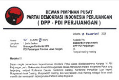 Bocoran Surat DPP PDIP, Konferda Jawa Tengah Digelar di Jakarta 16 Desember 2025