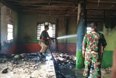Kebakaran Ponpes Baitul Huda Kuningan, Kamar Santri Terbakar dan Kerugian Capai Rp80 Juta