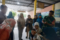 Lindungi Warga Binaan dari Penyakit, Babinsa Sukapura Dampingi Pelaksanaan ORI Campak–Rubella Tahun 2026