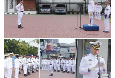 Khidmat! Lanal Cirebon Peringati Hari Dharma Samudera, Semangat Prajurit Jalasena Membara