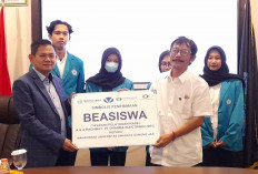 10 Mahasiswa UGJ Cirebon Terima Beasiswa, Dharma Group Dorong Generasi Emas 2045