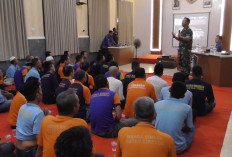 Bersilaturahmi, Dandim 0614 Bekali Wasbang ke Warga Binaan Rutan Kelas I Cirebon