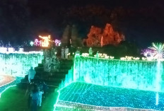 Tiket Murah, Spot Mewah! Lumiland Goa Sunyaragi Jadi Magnet Wisata Malam