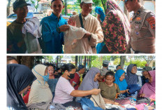 Peduli Sesama, Komunitas Milenial Cirebon Gelar Bazar Pakaian Gratis untuk Warga