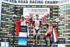 AHRT Raih Podium di ARRC 2026 Thailand, Rheza Tampil Garang di Kelas AP250