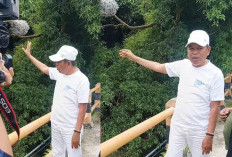 Pakai Sandal Jepit, KDM Cek Sungai Penyebab Banjir di Kota Cirebon