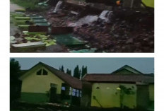 Hujan Deras Bikin Tembok SMPN 2 Sumber Ambruk! Warga Kaget Suara Roboh Menggelegar!