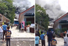 Gudang Penyimpanan di Beber Terbakar, 6 Unit Damkar Berjibaku Padamkan Api