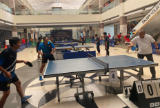 Suasana Berbeda! Turnamen Tenis Meja PTMSI di Cirebon Diikuti Para Pejabat dan Pengusaha