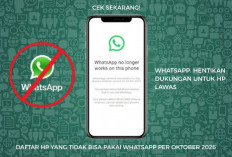 WhatsApp Berhenti Mendukung HP Lawas, Cek Daftar HP yang Tidak Bisa Dipakai per Oktober 2026 di Sini!