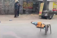 Kecelakaan di Cirebon, Honda Beat Oleng di Jalan Bergelombang, Pengendara Terluka