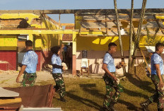 Lanud Sugiri Sukani Terjunkan Personel Bantu Revitalisasi SDN Gandawesi 2 Majalengka