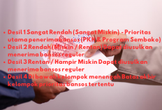 Jangan Salah Paham! Ini Perbedaan Desil 1, 2, 3, dan 4 dalam Penentuan Bansos
