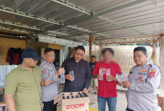 Polisi Gerebek Penjual Ciu di Terminal Harjamukti, Puluhan Botol Diamankan