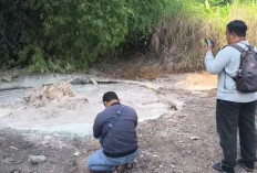 Semburan Gas Misterius Muncul Lagi di Cipanas Cirebon, Warga Kembali Resah