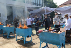 Kejari Cirebon Musnahkan Barang Bukti 180 Perkara, Narkoba Mendominasi