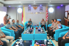 Kapolresta Cirebon Silaturahmi dengan Danlanal Cirebon, Perkuat Sinergitas Pengamanan Darat dan Perairan