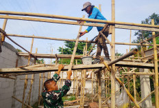 Percepat Progres Pembangunan KDKMP Kelurahan Larangan, Babinsa Larangan Turun Tangan