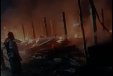 Pasar Sandang Tegal Gubug Cirebon Kembali Terbakar, Api Lahap 45 Lapak
