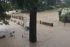 Kota Cirebon Hujan Deras, Kali Pacit Mulai Meluap