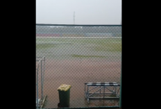 Diguyur Hujan Lebat, Stadion Bima Cirebon Kebanjiran