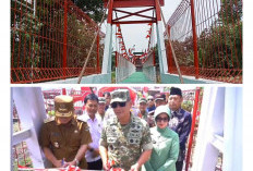 Pangdam Siliwangi Resmikan Jembatan Gantung di Cirebon, Warga Kini Lebih Mudah Beraktivitas