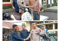 Polres Cirebon Kota Bekuk 4 Pelaku Curanmor, Dua Motor Korban Dikembalikan