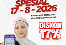 Semarak HUT ke-81 RI, KAI Beri Diskon 17 Persen Tiket Kereta untuk Keberangkatan 17 Agustus