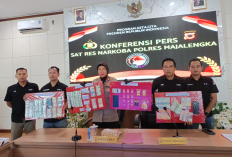 Darurat Narkoba! Polisi Bongkar 6 Kasus di Majalengka, Ibu Rumah Tangga Jadi Produsen