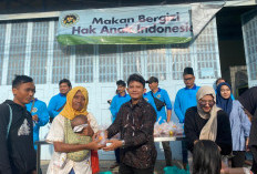 Bahagiakan Orang Berpuasa, SPPG Kota Cirebon Harjamukti-Larangan Bagikan Ratusan Paket Takjil Gratis