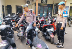 Razia Knalpot di Jalan Perjuangan Cirebon, 21 Kendaraan Langsung Ditilang