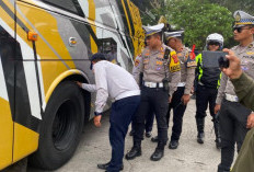 Polres Majalengka Gelar Ramp Check Bus di Tol Cipali, Ini Hasilnya