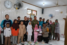 Polri Bersama Forkopimcam Kejaksan Berbagi Kebahagiaan, 15 Anak Yatim Terima Santunan dan Sembako