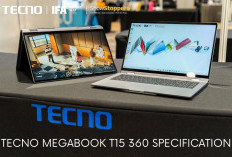TECNO Masuk Perang Laptop 2-in-1, MEGABOOK T15 360 Bawa Spek Gahar dan Segudang Fitur Menarik