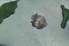 Selasa Pagi, Gunung Anak Krakatau Kembali Erupsi, Terjadi 2 Kali, Visual Letusan Tidak Teramati