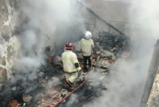 Api Berkobar Sejak Subuh, Gudang SMPN 1 Kertasemaya Indramayu Ludes Terbakar