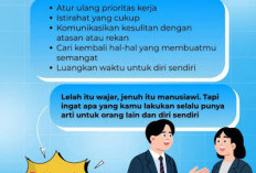 Tetap Semangat Bekerja, Ini Cara Mengatasi Kelelahan Mental di Tempat Kerja