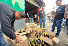 Polresta Cirebon Sita 1.892 Botol Miras, Operasi Pekat Jelang Lebaran Diperketat
