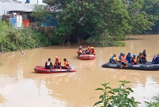 Hari Kedua Pencarian Bocah Hanyut di Sungai Kriyan Cirebon Belum Membuahkan Hasil