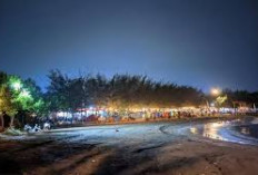 Pantai Cemara Indah Indramayu dengan Pesona Pohon dan Hempasan Ombak yang Menenangkan