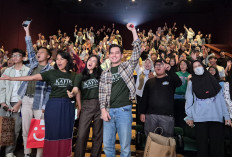 Putri Ayudya, Nadya Arina, dan Rangga Azof Sapa Penonton Film Kafir Gerbang Sukma di Cirebon